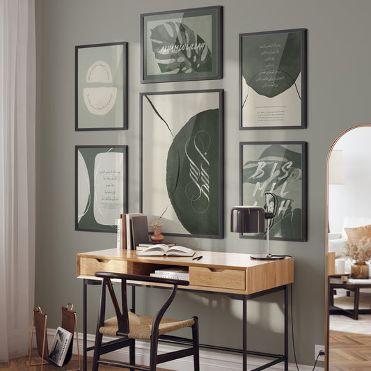 Modern Green Combination #1 | 6pc Various Sizes
