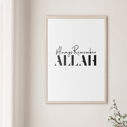 Always Remember Allah - Doenvang