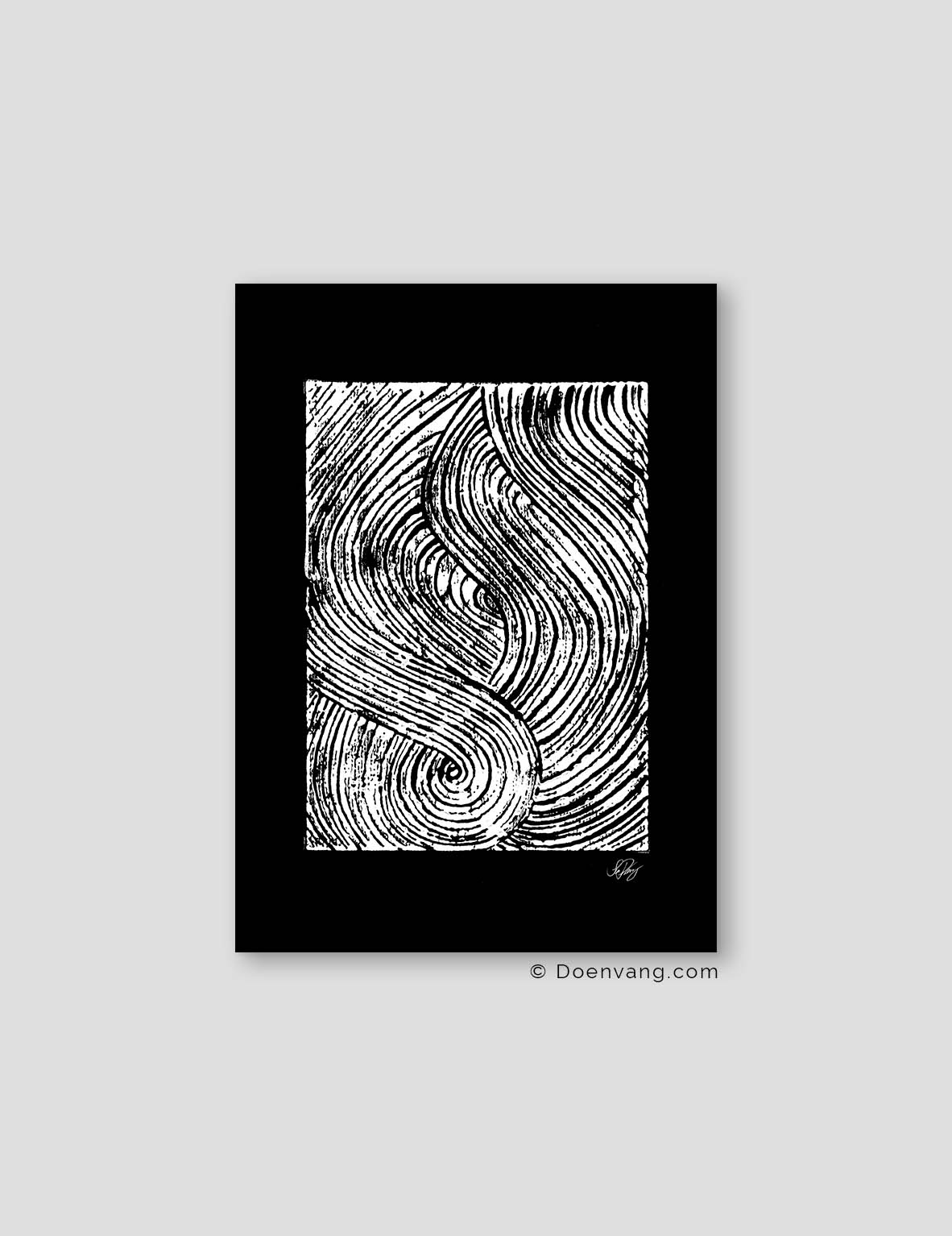 Handmade Allah Shapes | White on Black