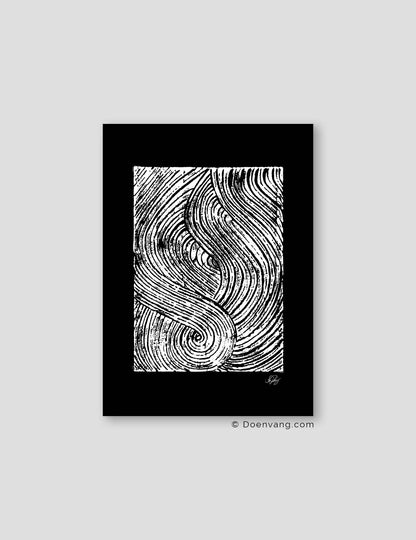 Handmade Allah Shapes | White on Black