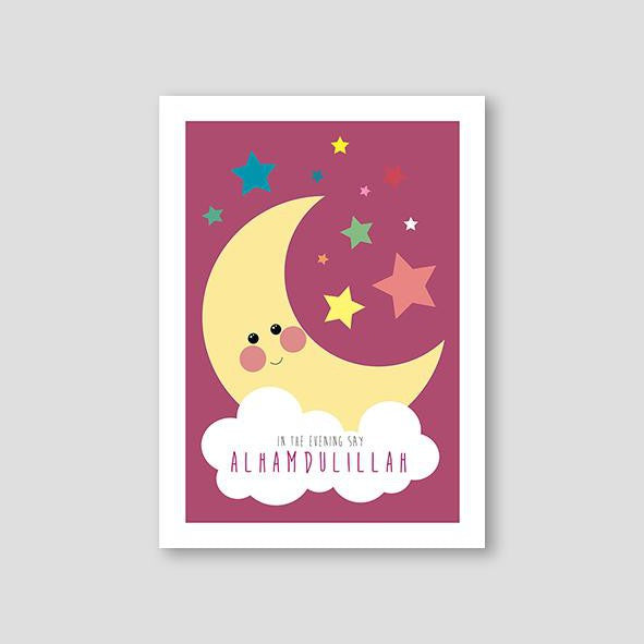 Moon Alhamdulillah Pink - Doenvang