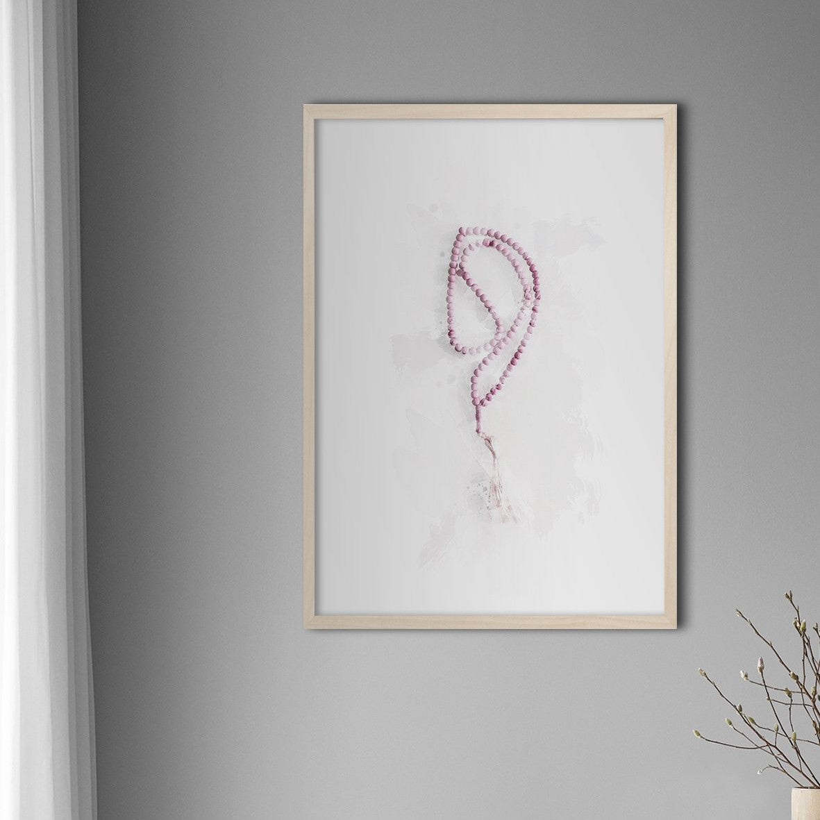 Tasbeeh Watercolor, Pink - Doenvang
