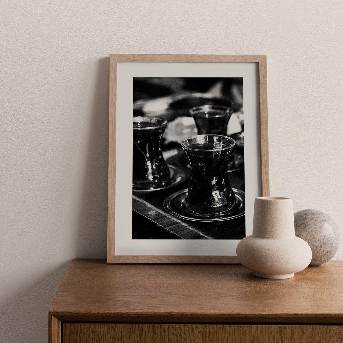 Turkish Tea, Black and White
