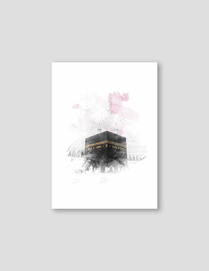 Al Haram Watercolor, Pink - Doenvang