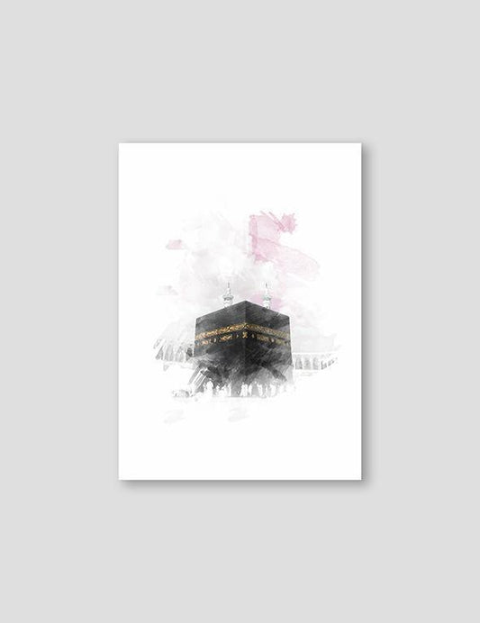 Al Haram Watercolor, Pink - Doenvang