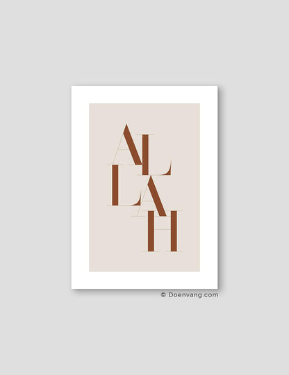 Allah, Earth Color - Doenvang