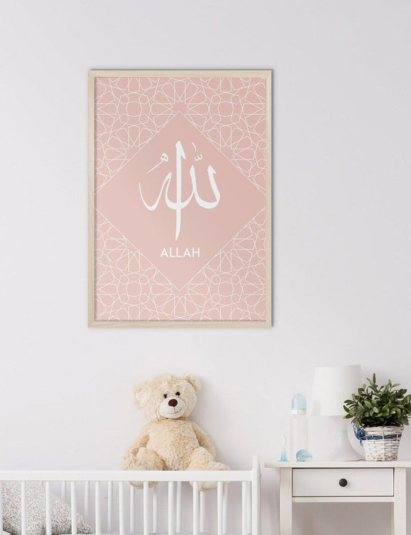 Allah Pink Pattern - Doenvang