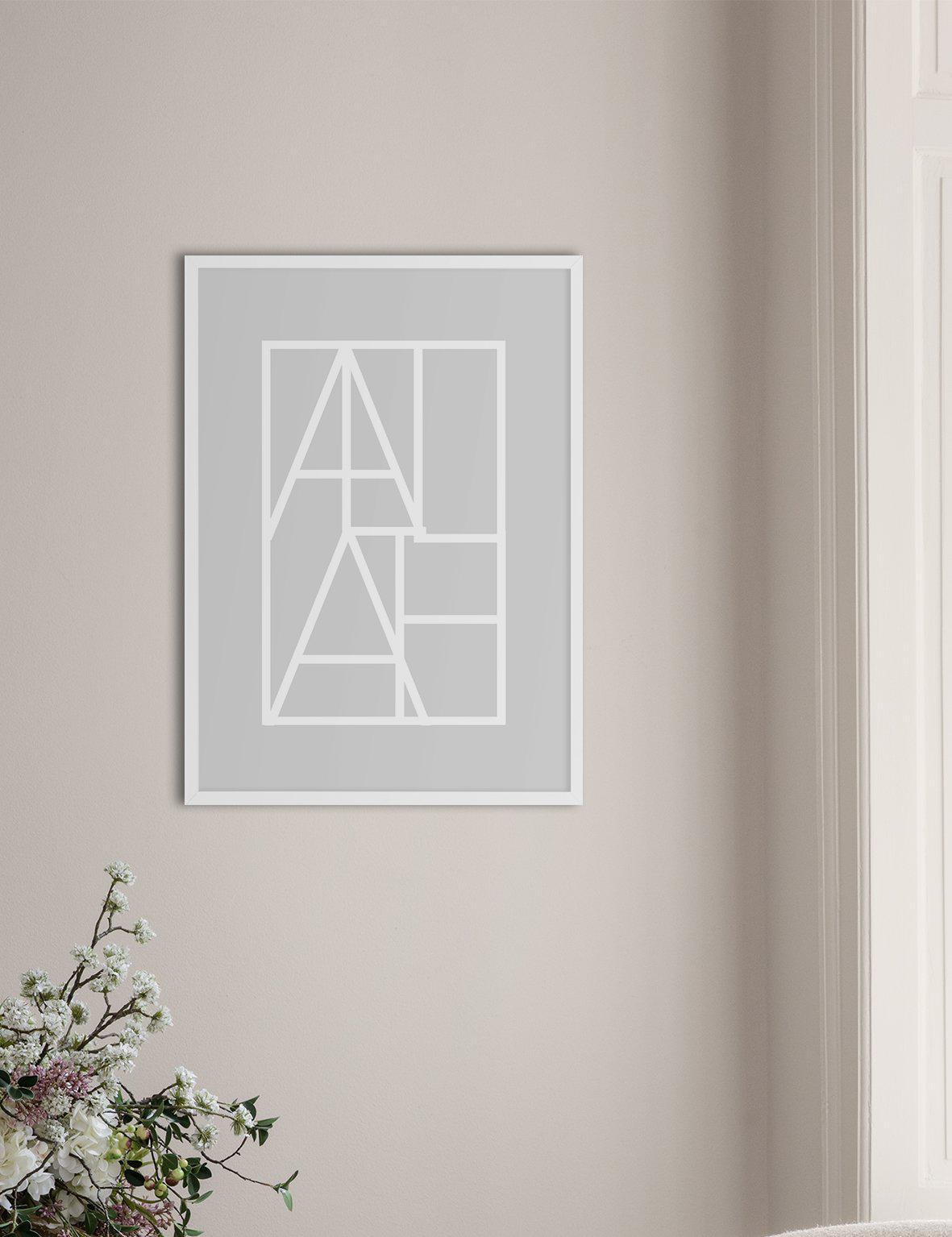 Allah Square, Grey - Doenvang