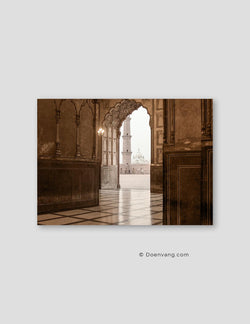 Badshahi Mosque Arch Horizontal - Doenvang