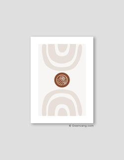 Bismillah Circle, Earth Color - Doenvang