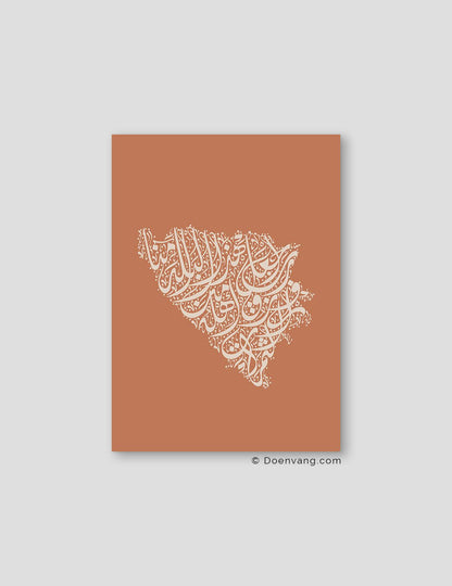 Calligraphy Bosnia, Teil / Beige - Doenvang