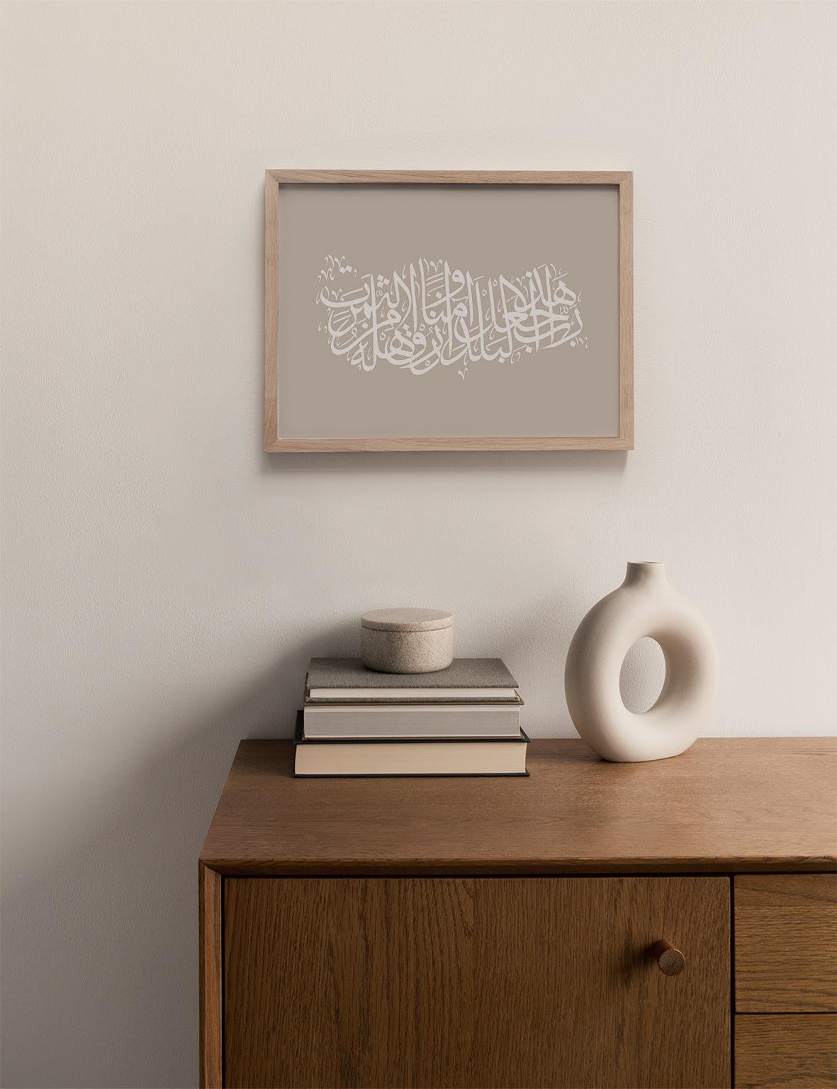 Calligraphy Turkey, Stone / White - Doenvang