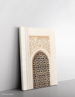 CANVAS | Al Barsha Mosque Window, Dubai 2021 - Doenvang