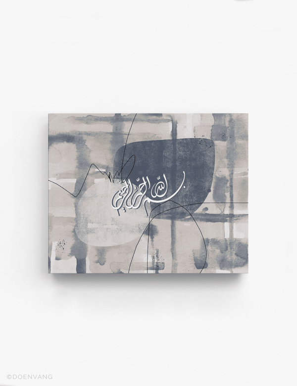 CANVAS | Bismillahir Rahmanir Rahim on Scandi Abstract - Doenvang