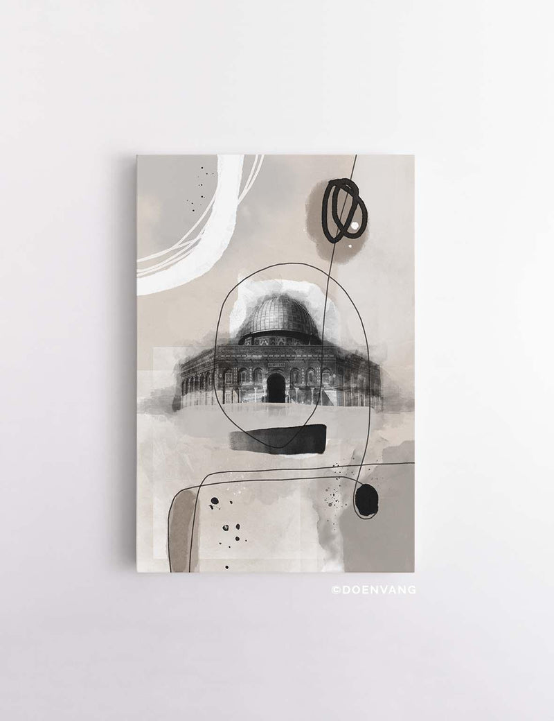 CANVAS | Dome fo the Rock Scandinavian Abstract - Doenvang
