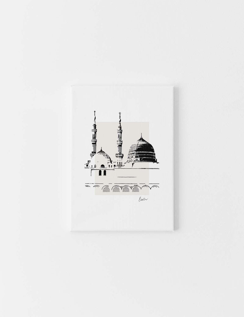 CANVAS | Handmade An Nabawi Ink drawing - Doenvang