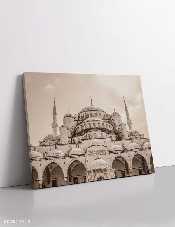 CANVAS | The Blue Mosque Beige | Turkey 2018 - Doenvang