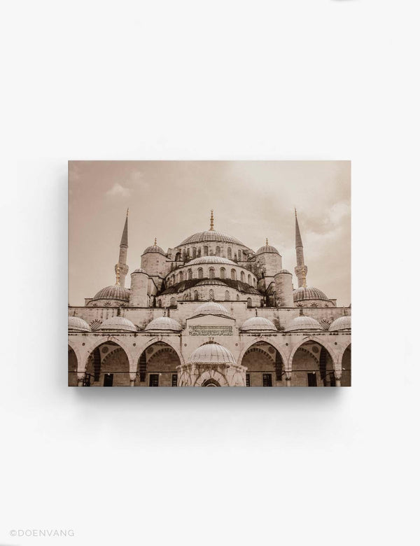 CANVAS | The Blue Mosque Beige | Turkey 2018 - Doenvang