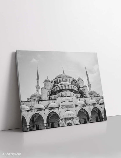 CANVAS | The Blue Mosque Grey | Turkey 2018 - Doenvang