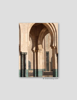 Casablanca Mosque Arch and Shadow, Morocco 2021 - Doenvang