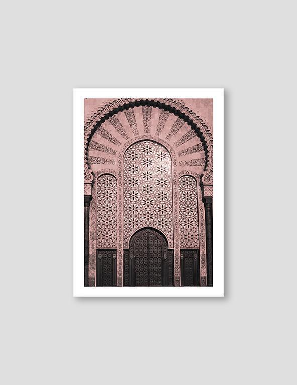 Casablanca Mosque Door, Pink - Doenvang