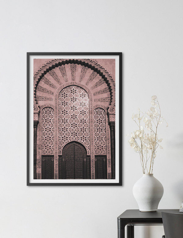Casablanca Mosque Door, Pink - Doenvang