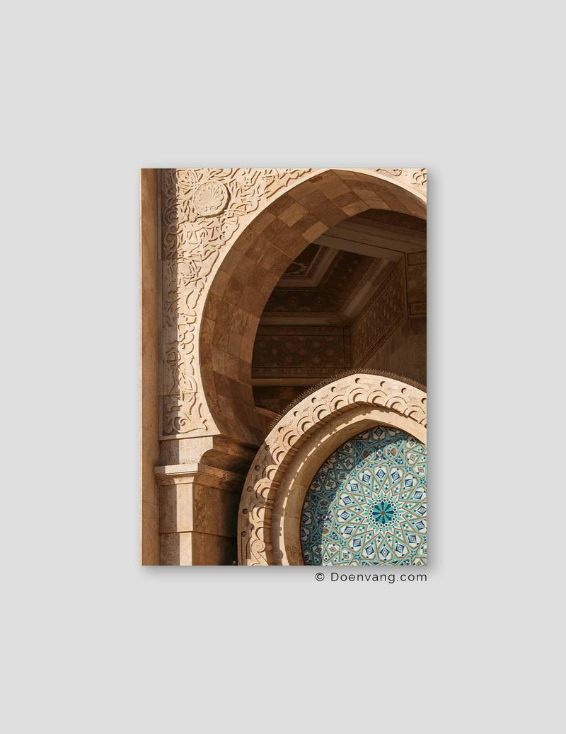 Casablanca Mosque Mosaic Arch, Morocco 2021 - Doenvang