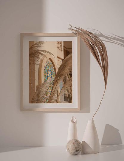 Casablanca Mosque Pampas Mosaic NO1, Morocco 2021 - Doenvang