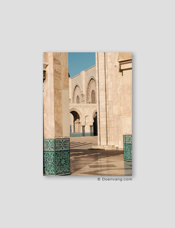 Casablanca Mosque Pillars and View, Morocco 2021 - Doenvang