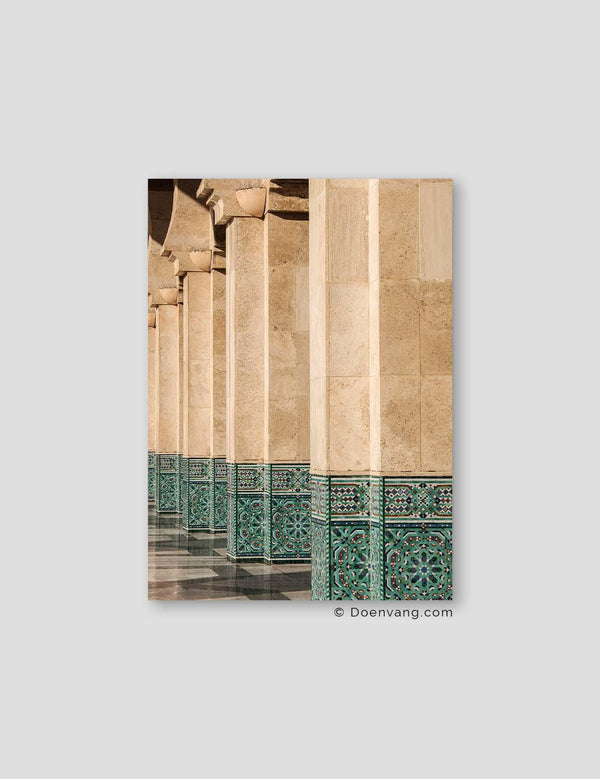 Casablanca Mosque Pillars, Morocco 2021 - Doenvang