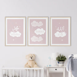 Children Cloud Combination, PINK, Large - Doenvang