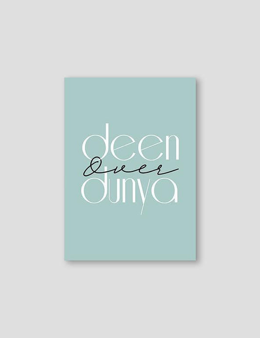 Deen over Dunya, Mint - Doenvang