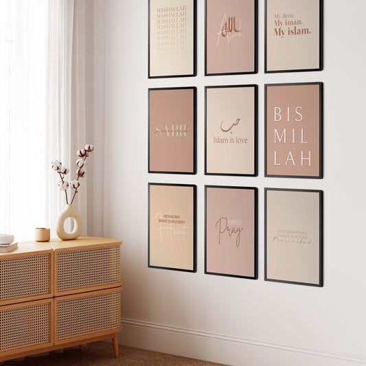 Dusty Typography Combination | 9 Medium - Doenvang