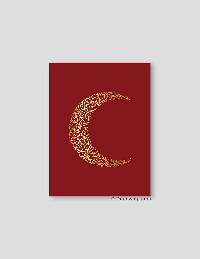 FOIL POSTER | Al Kursi Moon, Cherry - Doenvang