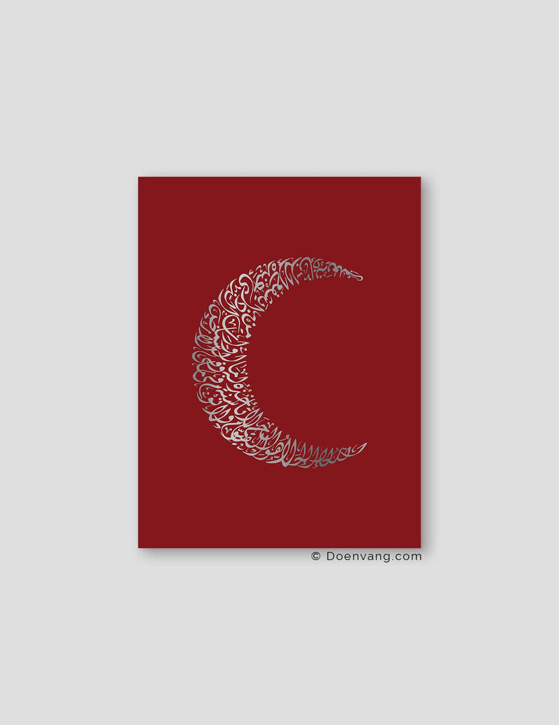 FOIL POSTER | Al Kursi Moon, Cherry - Doenvang