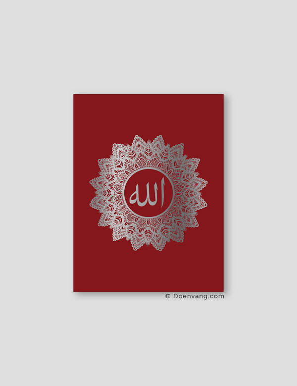 FOIL POSTER | Allah Mandala, Cherry - Doenvang