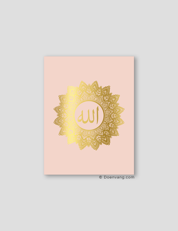 FOIL POSTER | Allah Mandala, Nude - Doenvang