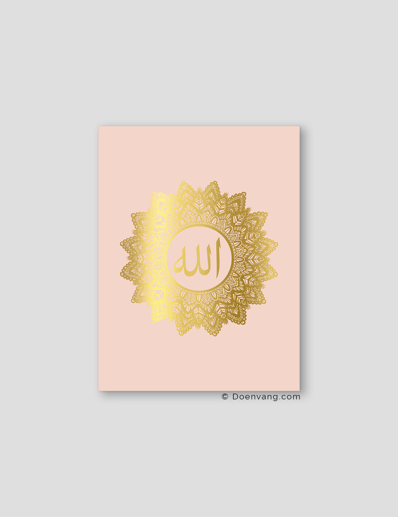 FOIL POSTER | Allah Mandala, Nude - Doenvang