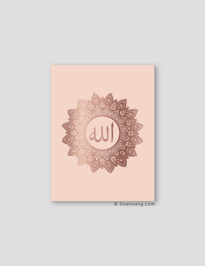 FOIL POSTER | Allah Mandala, Nude - Doenvang