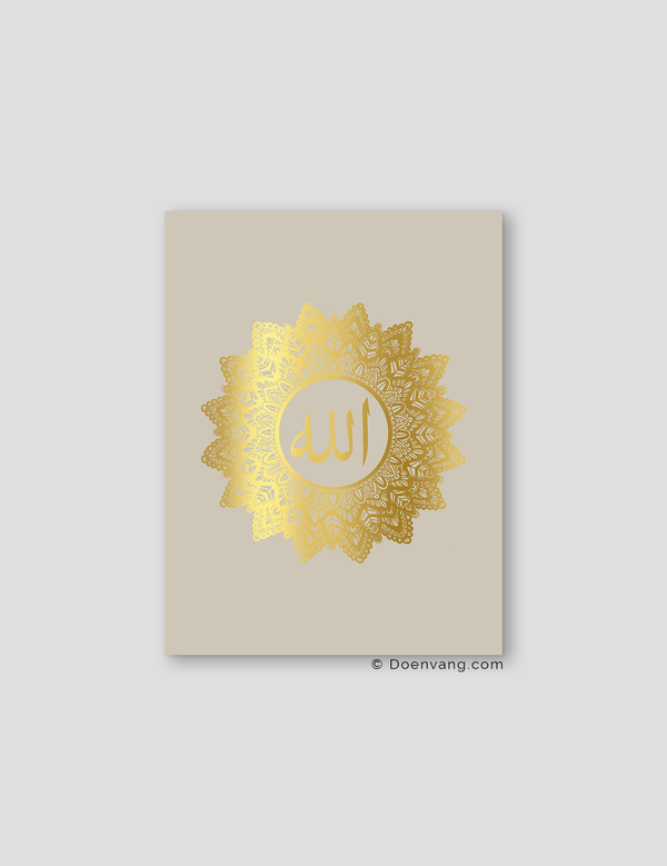 FOIL POSTER | Allah Mandala, Perla - Doenvang