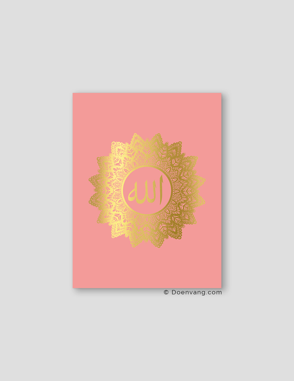 FOIL POSTER | Allah Mandala, Rose - Doenvang