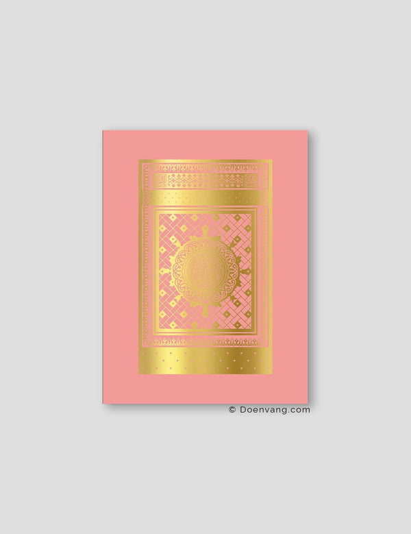 FOIL POSTER | An Nabawi Door, Rose Background - Doenvang