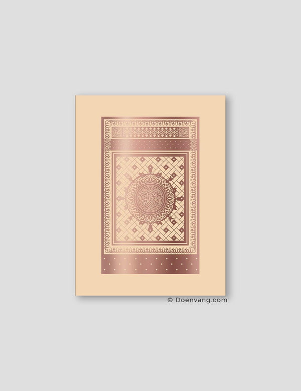 FOIL POSTER | An Nabawi Door, Sabbia Background - Doenvang