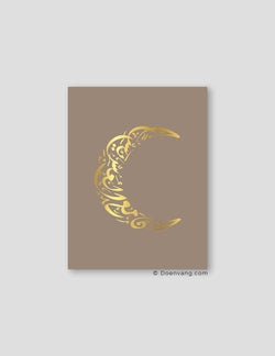FOIL POSTER | Verily Moon, Cashmere - Doenvang