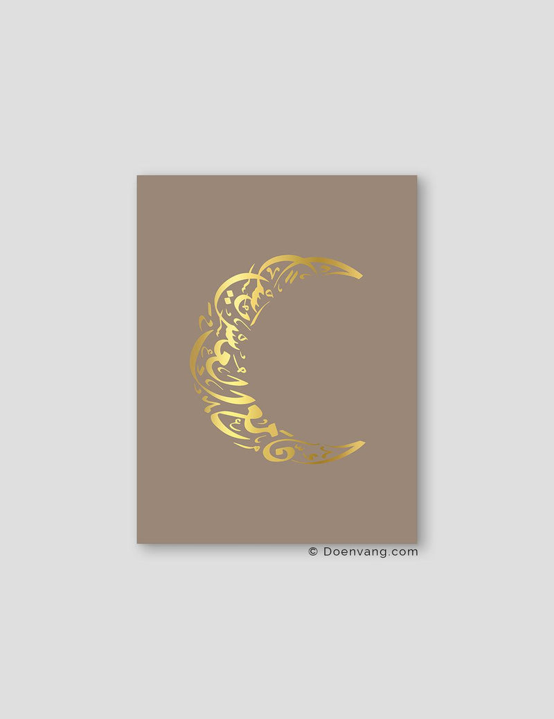 FOIL POSTER | Verily Moon, Cashmere - Doenvang