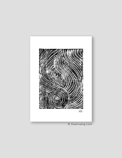Handmade Allah Shapes | Black on White - Doenvang