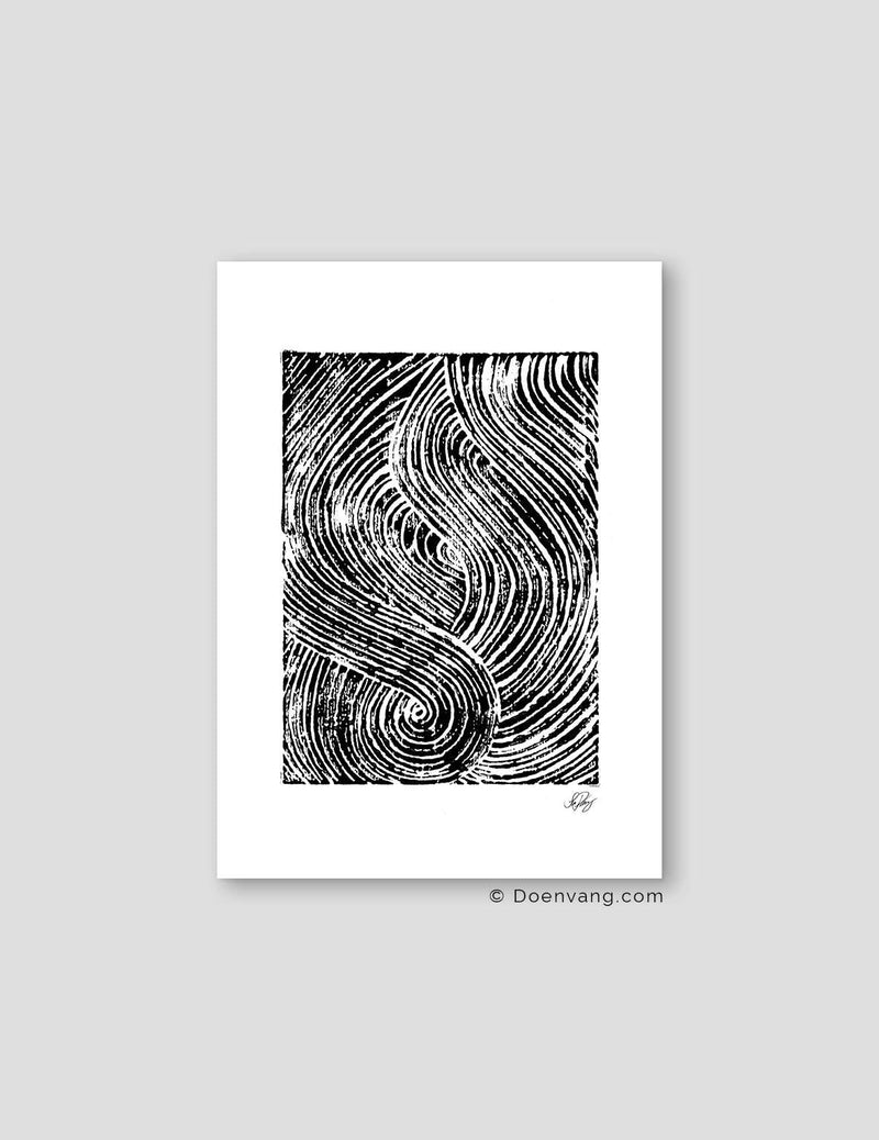 Handmade Allah Shapes | Black on White - Doenvang
