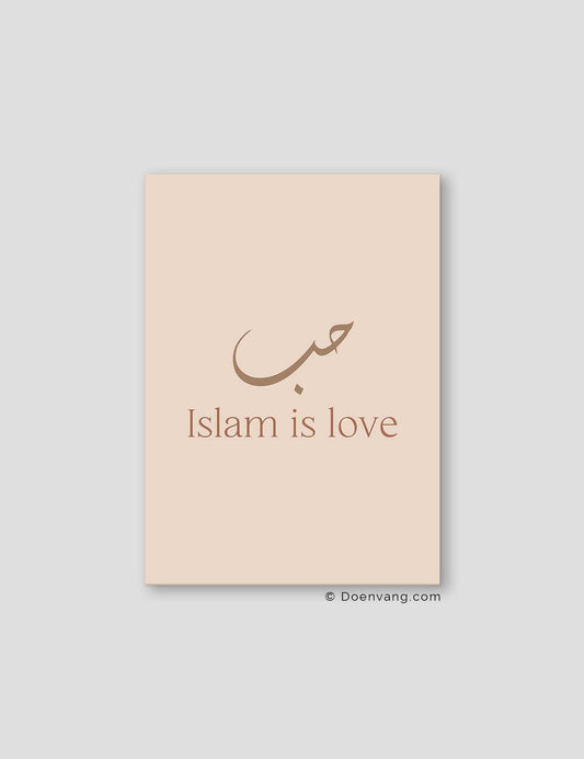 Islam Is Love Dusty Colors - Doenvang