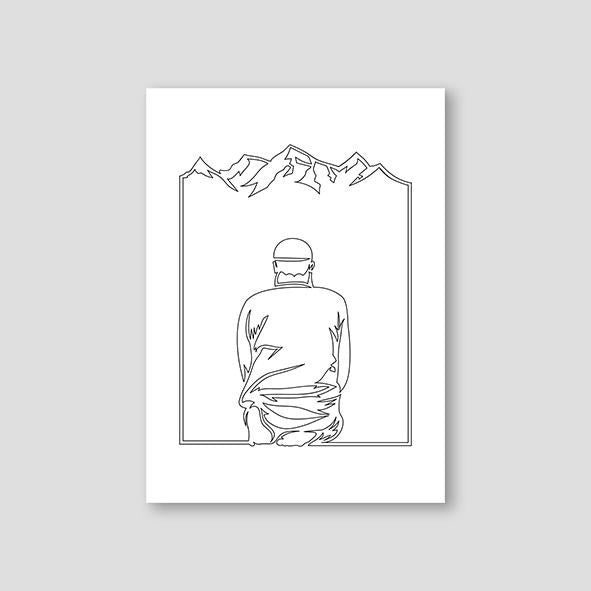 Man and Mountain - Doenvang