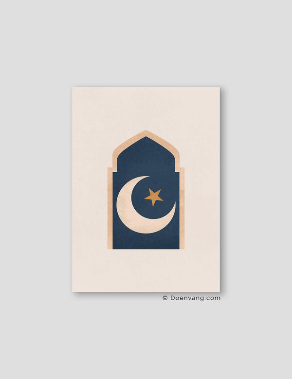 Mosque Window Moon, Vintage - Doenvang